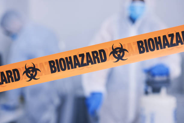 Professional Biohazard technician working in Garland, NC